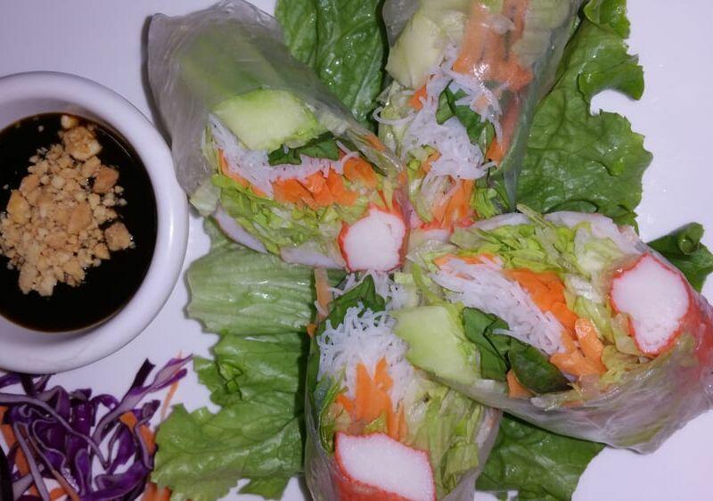 Bangkok Shrimp Basil Roll