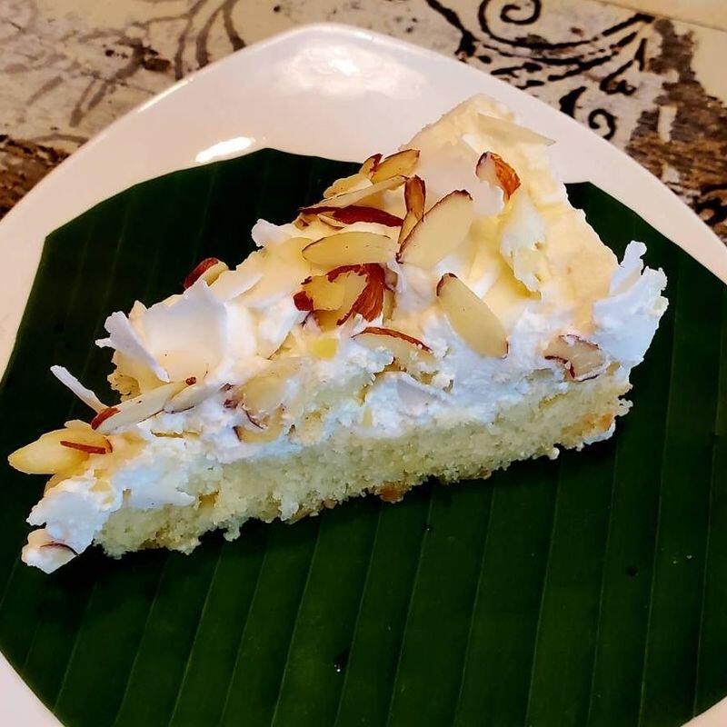 Almond Coconut Chip Cake