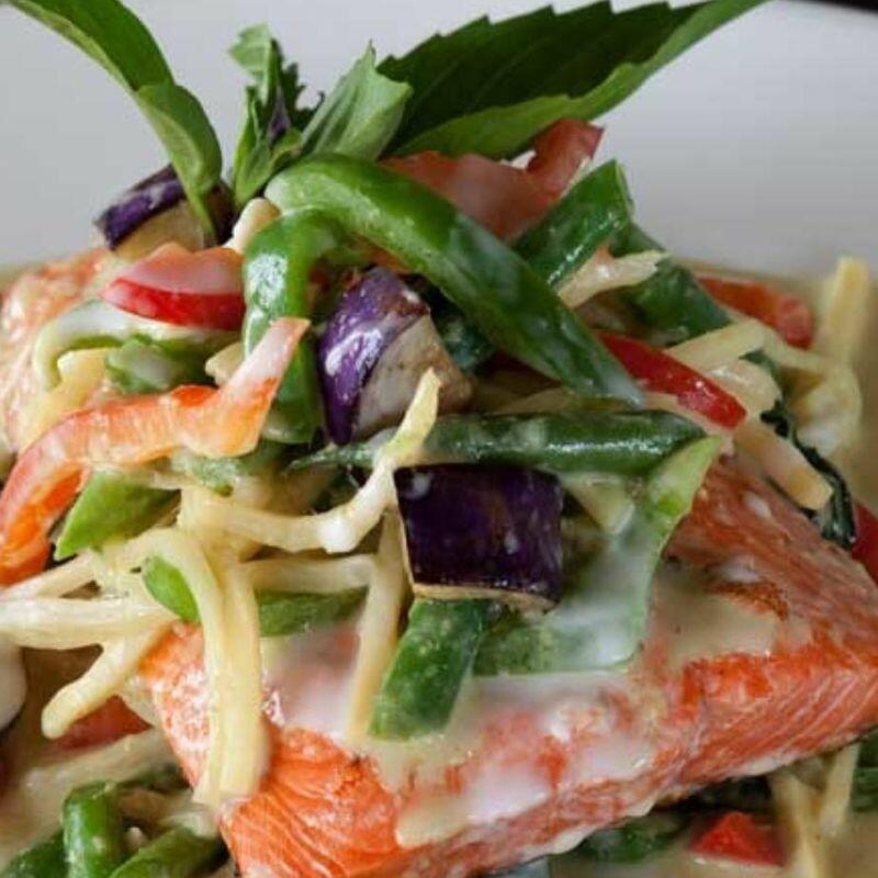 Green Curry Salmon